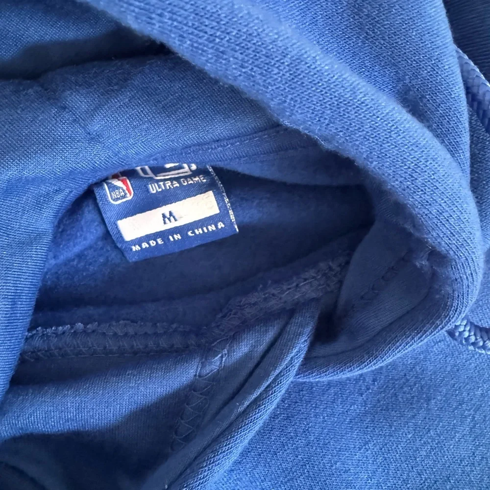 Philadelphia 76ers Royal Blue Pullover Hoodie Sweatshirt - Men’s Medium - NWT